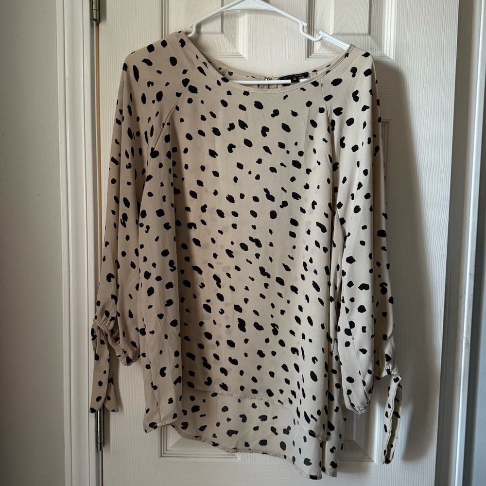 Papermoon Larie Tie Sleeve Blouse - Size XL